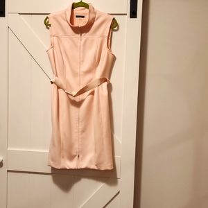 Tommy Hilfiger pink belted scuba  dress, size 14